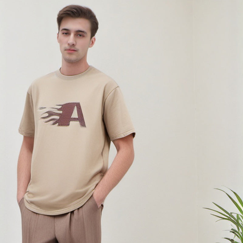 Men's T-shirt Short-Sleeved T-shirt Men's Loose