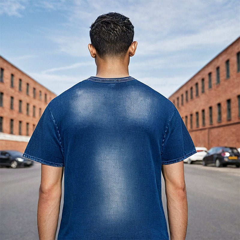 Men T Shirts Vintage Print Short Sleeves T-shirt