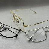 CHH Chrome Hearts Glasses Ultra Light Double Beam Pure Titanium Glasses Frame Myopia Frame