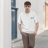 Men's T-shirt Summer Printed Short-Sleeved T-shirt Men's and Women's Loose