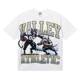 Vale direct injection printing hot diamond washed pure cotton t-shirt g
