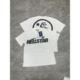 Men's t-shirt, hip-hop print, 100% cotton, printed, washed