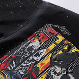 Bkys hot diamond washed pure cotton t-shirt g