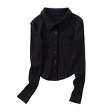 Women T-Shirt Cardigan Spring and Summer Women's Clothing T-shirt Long Sleeve Top