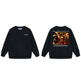 Off OW White Sweatshirt oil painting