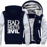 Detroit Eminem Hoodie Eminem Print Fleece Thickened Hoodie