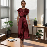 Work Dresses Sleeveless Temperament Elegant Dress