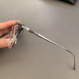 CHH Chrome Hearts Glasses pure titanium ultra-light square business retro versatile myopia glasses frame