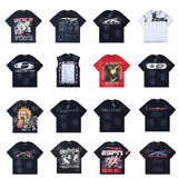 Men's t-shirt with rhinestone print, 100% cotton print