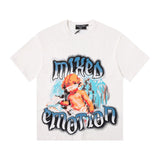 Mixed emotion men's t-shirt - rhinestone print, 100% cotton, american style