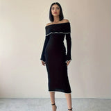 Women Dresses Dress Sexy Flare Sleeve Backless Dress
