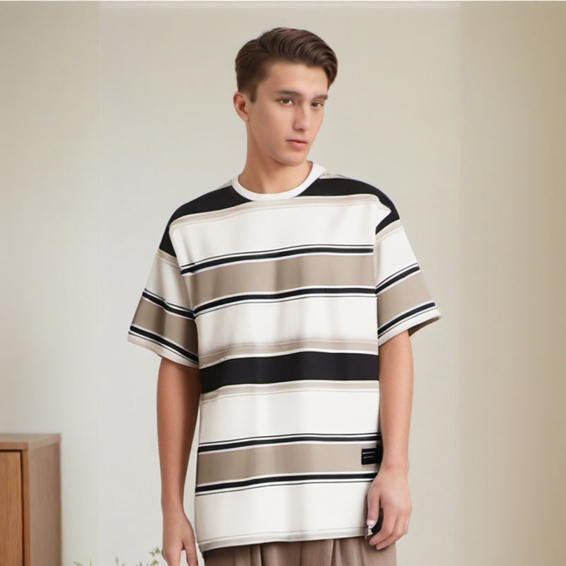 Men T Shirts Summer Retro Short Sleeve T-shirt Men