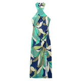 Jungle Print Maxi Dress Summer Women's Clothing Dress