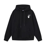 Off OW White Hoodie Oil Painting