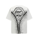 Vale forever washed t-shirt for men - direct-to-garment hip hop print, 100% cotton