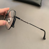 CHH Chrome Hearts Glasses Ultra-light gold silk edge large face myopia glasses frame