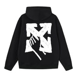 Off OW White Hoodie palm