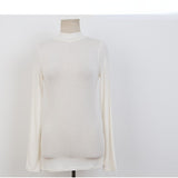 Women's Long Sleeve Shirt Top Turtleneck Bottoming Shirt T-shirt Women's Clothing