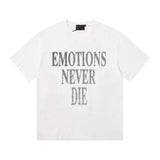 Men's t-shirt with rhinestone print, 100% cotton, american vintage style