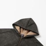 Unisex Down Jacket Winter Lamb Feather Vintage Thermal Jacket