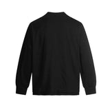 Unisex long-sleeved shirt autum double collar