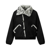 Unisex Down Jacket Men's Winter Vintage Fur Collar Jacket