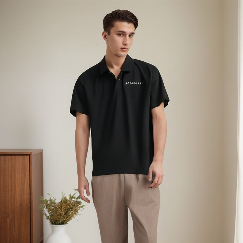 Unisex Polo Shirt Short Sleeve T-Shirt for Men Summer