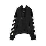 Off OW White Hoodie Warning line