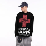 Unisex long-sleeved shirt autum cross
