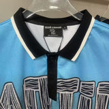 Mixed Emotion T-Shirt polo shirt lapel mesh casual loose short sleeves