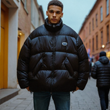 Men Jacket Men's Winter Casual Cotton-Padded Clothes Loose