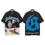 Godspeed men's youth t-shirt - short sleeve, washed print, 100% cotton, american retro style