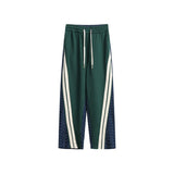 Unisex Sweatpants Stitching Casual Trousers for Men and Women