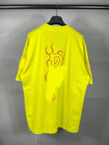Men T-shirts LOGO destruction print short-sleeved T-shirt loose casual