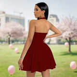 Graduation Dresses Halter Skirt Dress