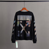 Off OW White Sweatshirt Monet oil paintings