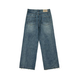 Unisex Jeans Retro Washed Jeans Men