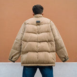 Men Jacket Winter Cotton-Padded Coat Jacket Coat
