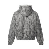 Unisex Down Jacket Men's Winter Fleece Collar