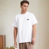 Men T Shirts Vintage Letter Print