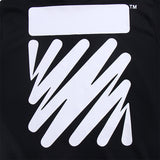 Off OW White Hoodie wavy zebra crossing