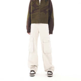 Unisex Pants Autumn Workwear Straight Casual Pants