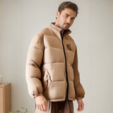 Men Jacket Winter Cotton-Padded Coat Jacket Coat