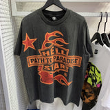 HS T Shirt Casual Loose Creative Printing