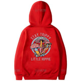 Stay Trippy Little Hippie Print Sweatshirt Hoodie