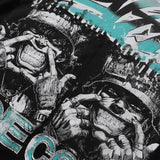 Bkys hotfix rhinestone cotton t-shirt - american hip hop print