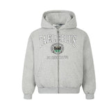 Unisex Down Jacket Winter Hooded Sweater Double-Sided Padded Jacket Men
