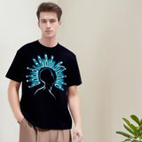 Men's T-shirt Short-Sleeved T-shirt Men's and Women's Loose