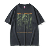 Rock Band Type O Negative Print Cotton T Shirt Men Women
