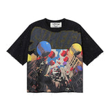Bkys washed printed cotton t-shirt g